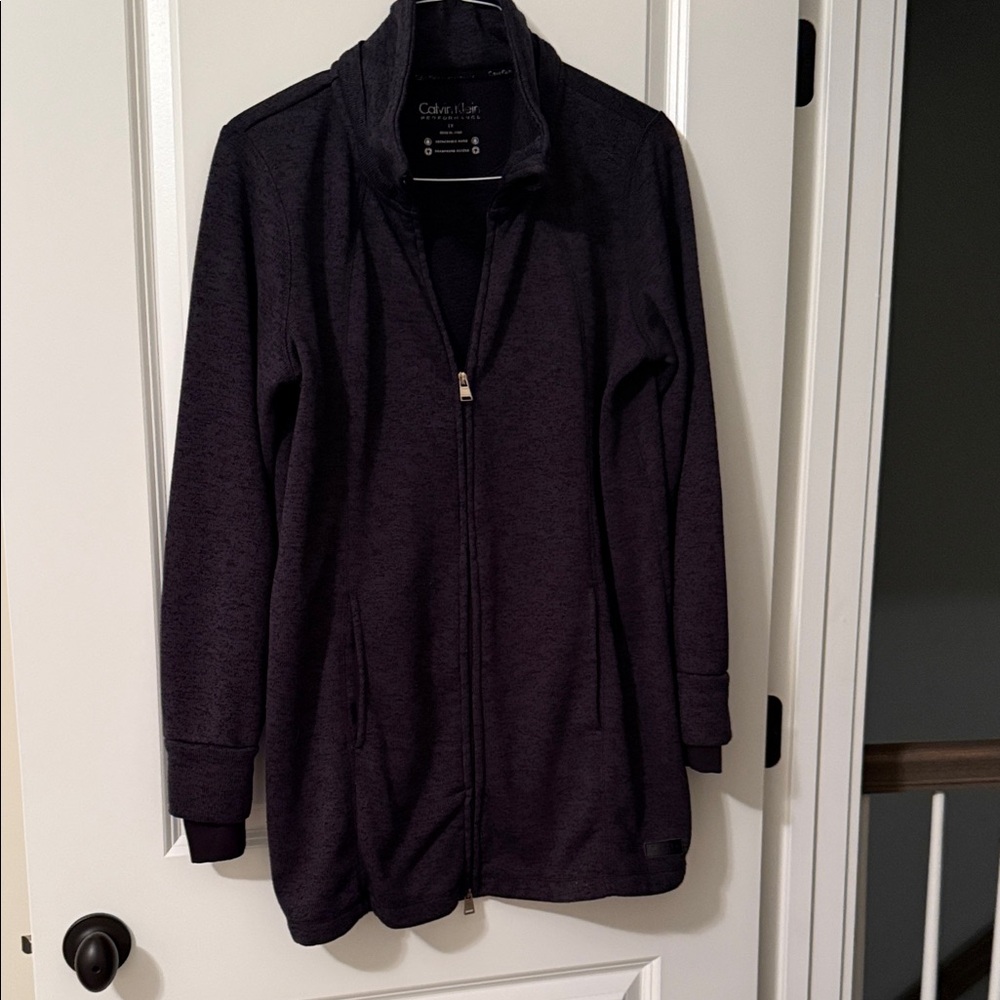 Calvin Klein Charcoal Full-Zip Jacket